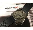 NYON Vintage swiss chronograph manual winding watch Valjoux 7734 *** BULLHEAD ***