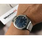ETERNA MATIC 1000 Vintage swiss automatic watch Cal ETA 2824-1 Blue Dial 5 STAR *** EXCELLENT CONDITION ***