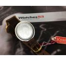 KARDEX Vintage swiss textured hand winding watch OVERSIZE Plaqué OR NOS Cal. ETA 1120 *** NEW OLD STOCK ***