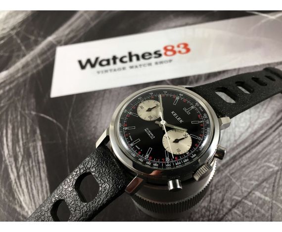 KELEK Vintage swiss hand winding chronograph watch Cal. Landeron 248 *** SPECTACULAR ***