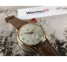 NOS Vintage swiss hand winding watch FORTIS PLAQUÉ OR Cal. ETA 1120 OVERSIZE 38 mm *** NEW OLD STOCK ***