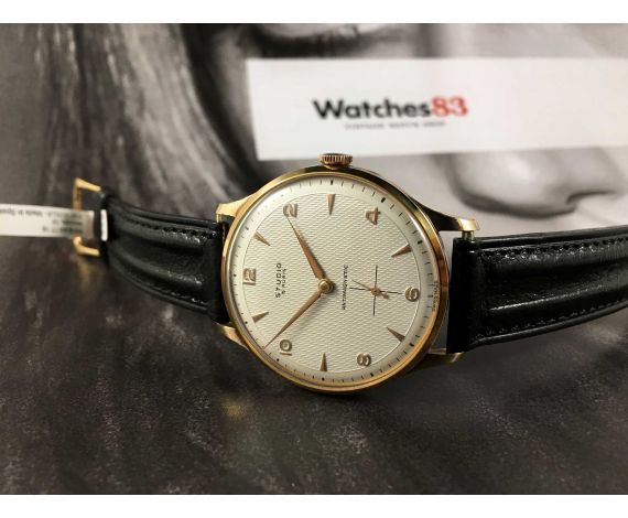 N.O.S. STUDIO (Vulcain) Vintage swiss manual winding watch Plaque OR ...