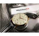 N.O.S. STUDIO Reloj suizo antiguo de cuerda Plaqué OR GRAN DIÁMETRO: 38 mm Cal. Vulcain 590 *** NEW OLD STOCK ***