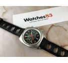 Edox RACING Vintage chronograph swiss hand wind watch Cal Valjoux 7734 + Box *** SPECTACULAR ***