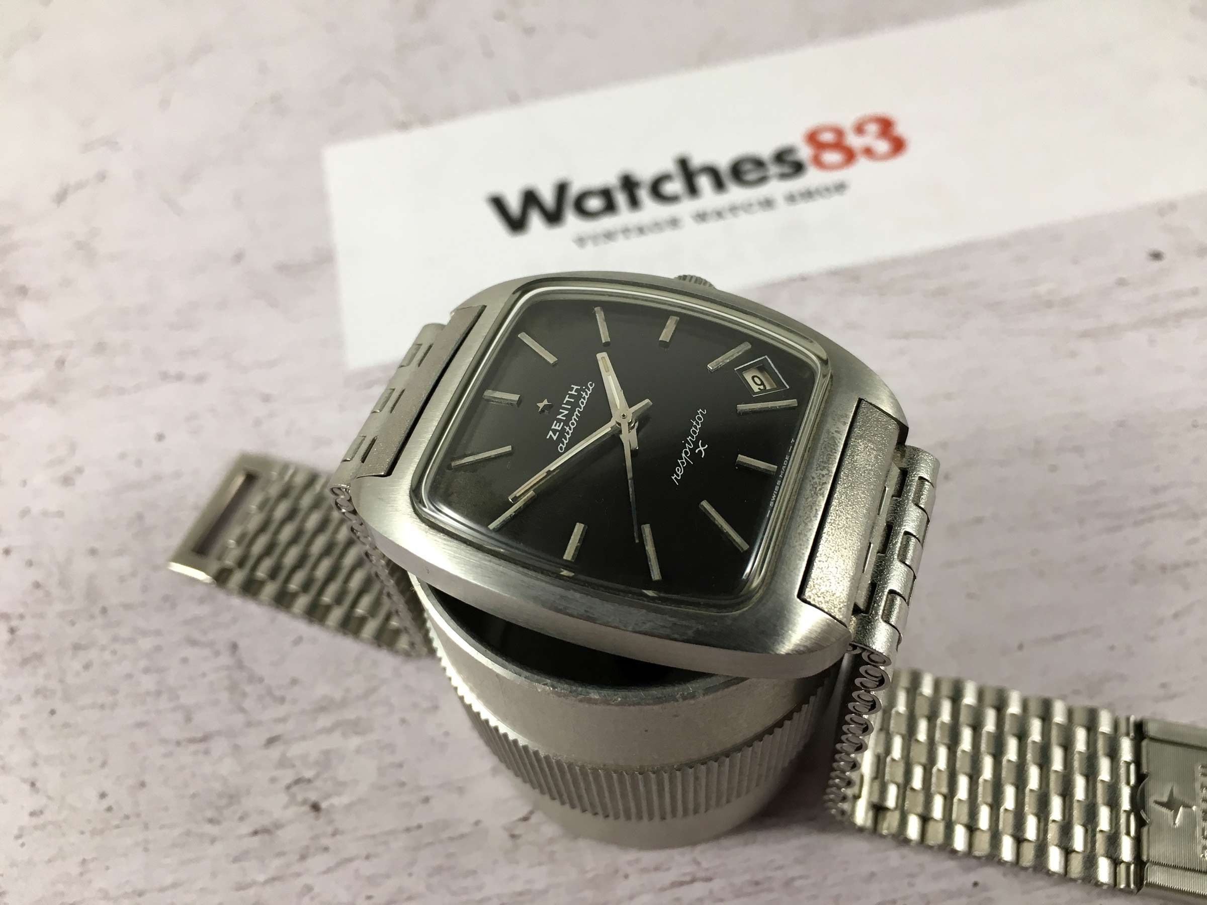ZENITH RESPIRATOR X Vintage swiss automatic watch Cal 2562 ...