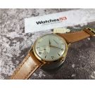 CRYSREY Reloj vintage suizo antiguo de cuerda Plaqué OR Cal. ETA 1120 OVERSIZE *** NEW OLD STOCK ***