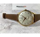 NOS CORTÉBERT Vintage hand winding swiss watch Cal. 677 Plaque OR Awesome Engraved Dial *** NEW OLD STOCK ***