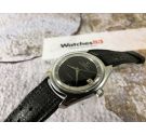 UNIVERSAL GENEVE POLEROUTER DATE Vintage swiss automatic watch Cal. 69 Microtor *** BLACK DIAL ***