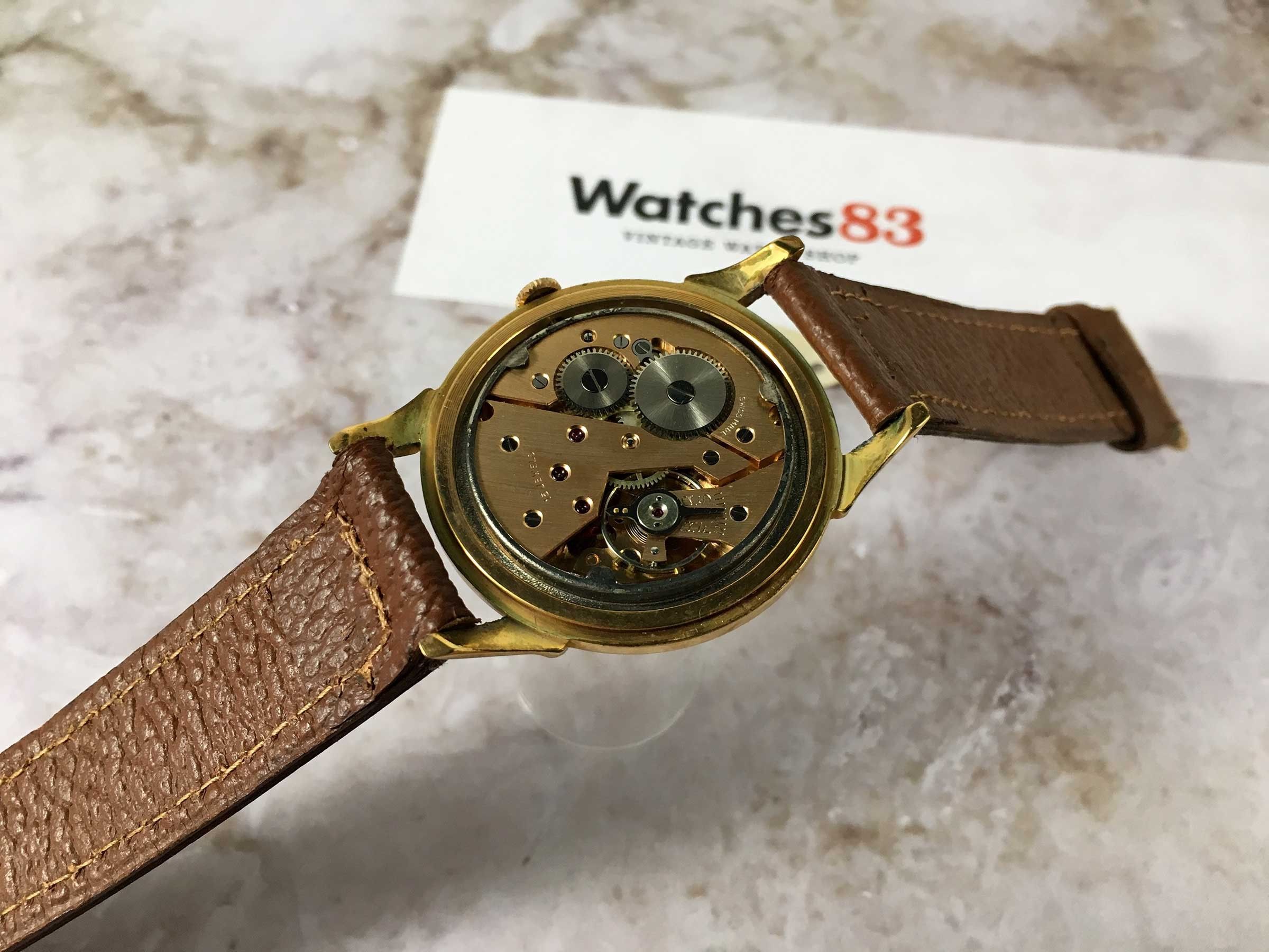 NOS CRYSREY Vintage swiss manual winding watch Cal. Felsa 750 OVERSIZE ...