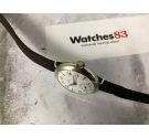 Omega WW1 1916 Vintage swiss hand winding trench watch porcelain dial OVERSIZE Silver *** COLLECTORS ***
