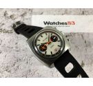 TELSTAR Vintage chronograph swiss hand winding watch Valjoux 7734 COMPENSAMATIC Dial Argonaut Style *** PANDA DIAL ***