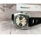 TELSTAR Reloj cronógrafo vintage suizo de cuerda Valjoux 7734 COMPENSAMATIC Dial Estilo Argonaut *** PANDA DIAL ***