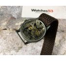 CHRONOGRAPHE SUISSE Reloj suizo cronógrafo vintage de cuerda Landeron 47 Agujas pavonadas DIAL ESPECTACULAR *** 3 PULSADORES ***