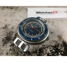 NOS SILVER EXTRA Vintage swiss automatic watch 10 ATM DIVER 25 jewels OVERSIZE *** NEW OLD STOCK ***