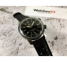 LANCO BARRACUDA swiss vintage automatic watch Diver CHOCOLATE DIAL Cal. 1146 SPECTACULAR *** SUPER COMPRESSOR ***
