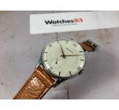 NOS PRESIDENT Ref. 14621 Vintage swiss hand winding watch OVERSIZE Cal. Unitas 600 *** NEW OLD STOCK ***