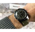 SANDOZ Vintage chronograph swiss hand winding watch Cal. Landeron 248 diver 200 M CHOCOLATE *** TROPIC DIAL ***