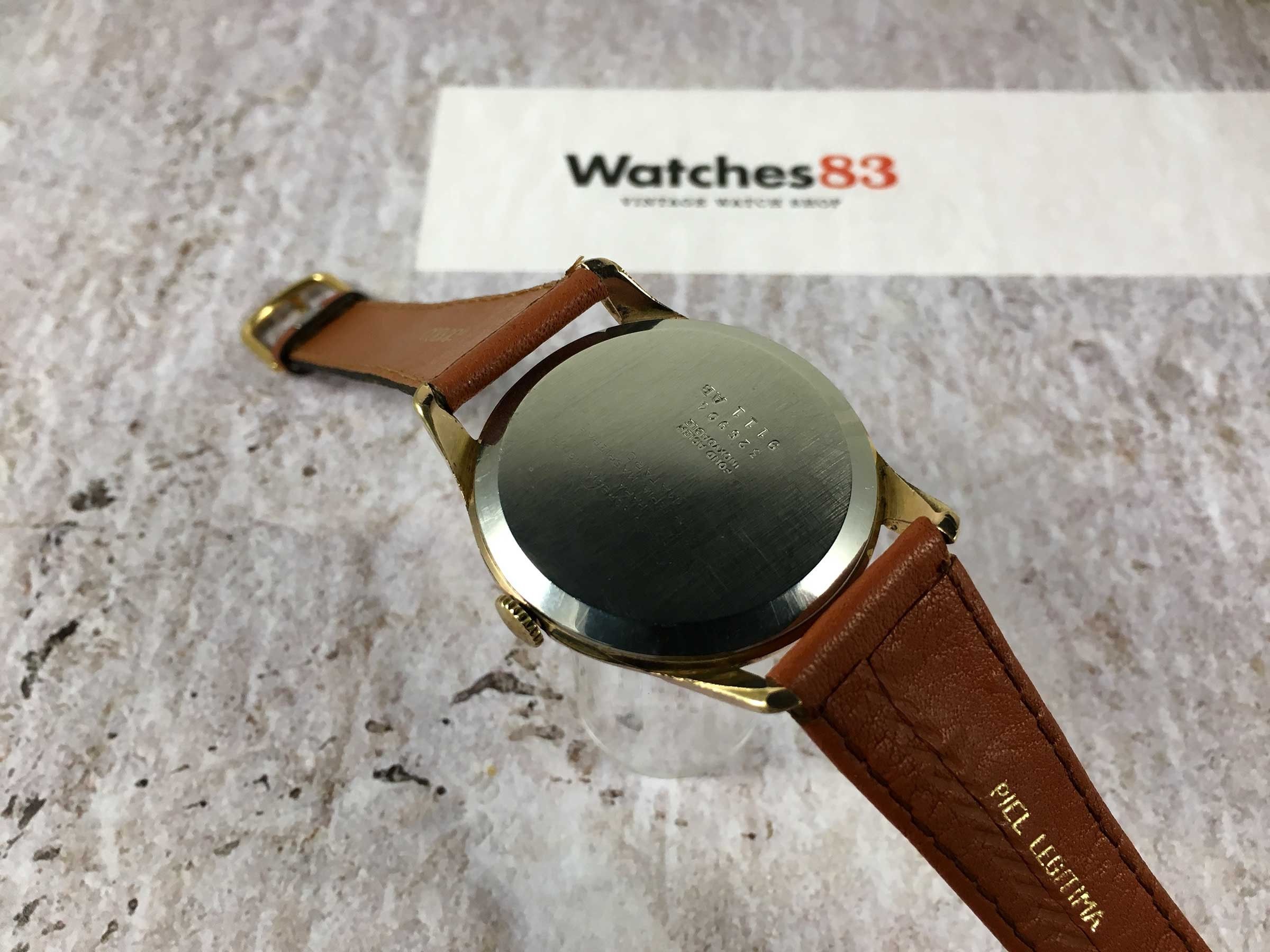 BUMAX Vintage swiss hand wind watch plaque OR Cal. Landeron 501 ...