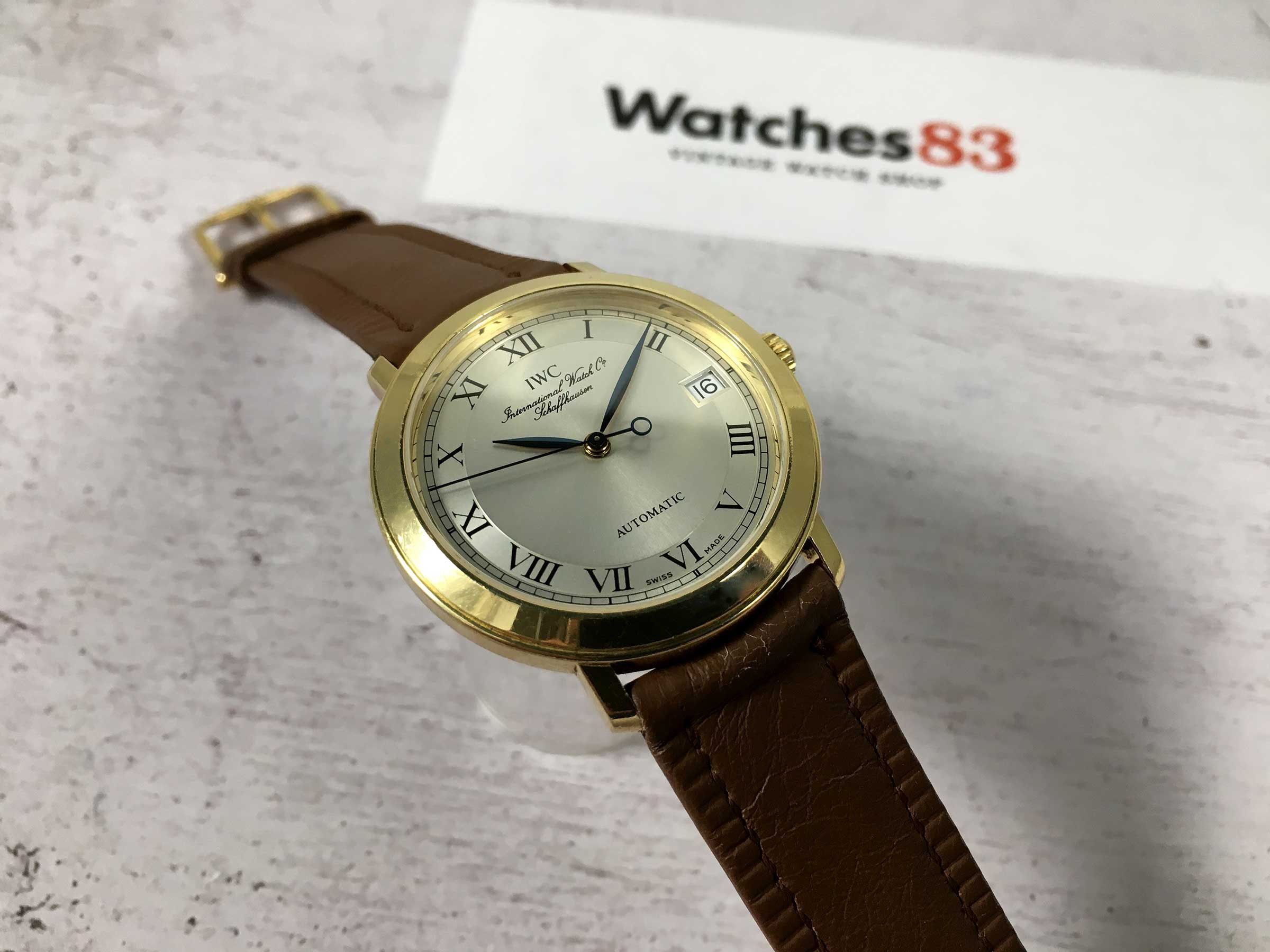IWC PORTOFINO ROMAIN Ref. 3209 Swiss automatic watch 33 JEWELS Cal. 889 ...