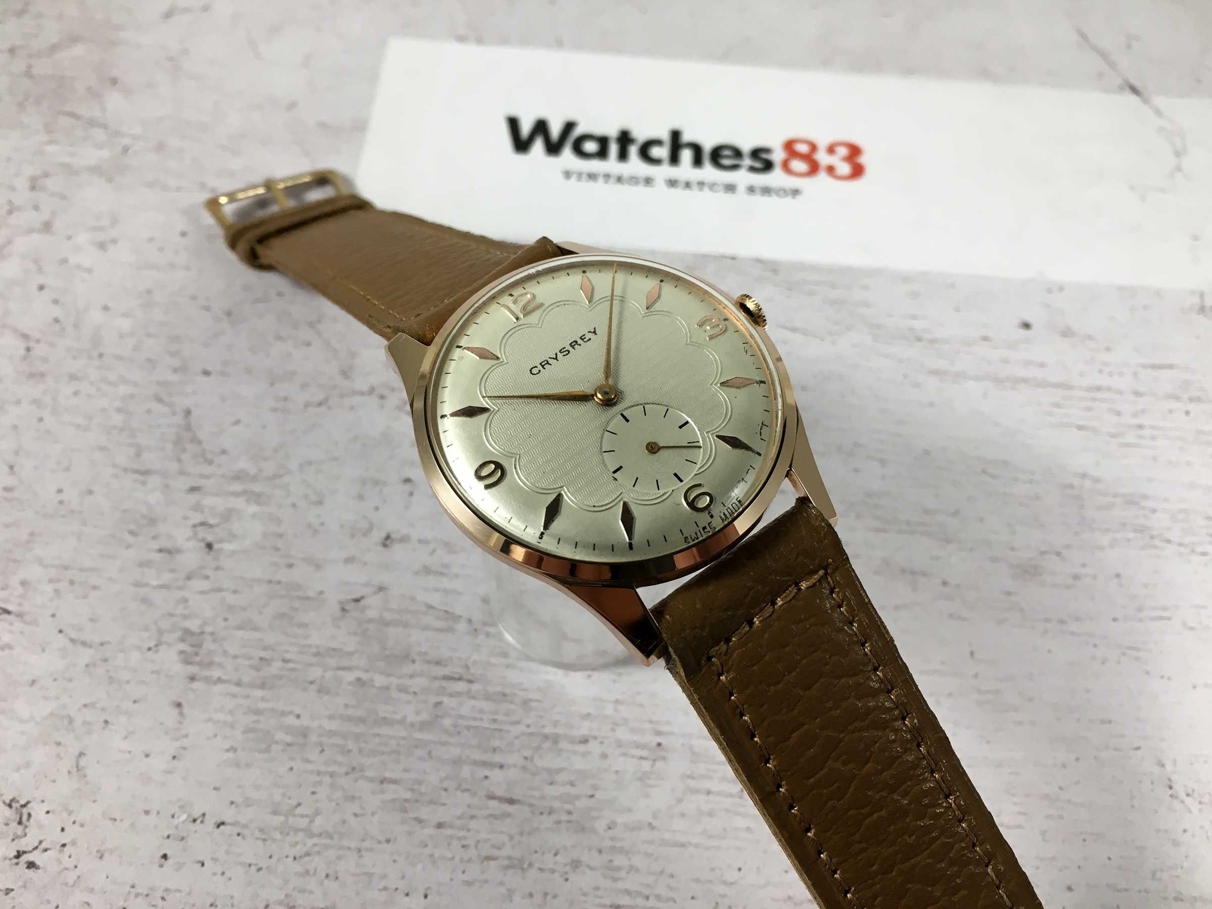 NOS CRYSREY Vintage swiss manual winding watch Cal. FHF 26