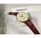 TECHNOS SELECT Reloj suizo antiguo de cuerda Cal. UNITAS 6410 ELEGANTE plaqué or *** MINT DIAL ***