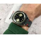 BWC SWISS Vintage swiss chronograph hand winding watch Cal Landeron 248 *** REVERSE PANDA DIAL ***