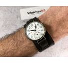 CYMA WWA Swiss vintage manual winding watch SILVER 0.935 MILITAR Porcelain dial *** TRENCH WATCH ***