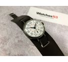 CYMA WWA Swiss vintage manual winding watch SILVER 0.935 MILITAR Porcelain dial *** TRENCH WATCH ***