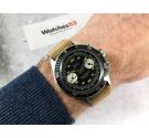 HALCON Vintage hand winding chronograph watch Cal. Landeron 248 Bidirectional bezel 12 ATM *** DIVER ***