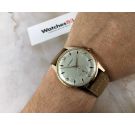 NOS CRYSREY Vintage swiss manual winding watch Cal. FHF 26 OVERSIZE ENGRAVED DIAL *** NEW OLD STOCK ***