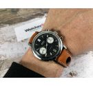BWC SWISS Reloj suizo vintage de cuerda cronógrafo POOR MAN Landeron 149 ARROWHEAD CHRONOGRAPH HAND *** PANDA REVERSE ***