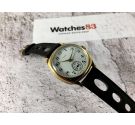 ELGIN Vintage hand winding wristwatch plaqué OR + BOX *** PORCELAIN DIAL ***