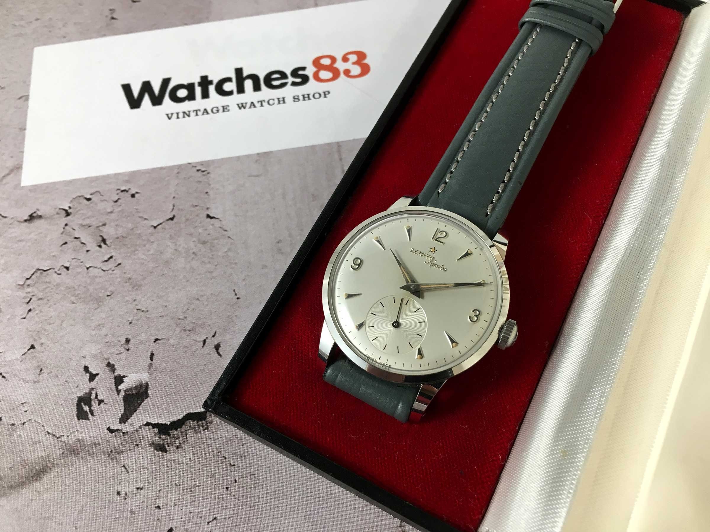 NOS ZENITH SPORTO Vintage swiss manual winding watch Cal. 126-6 ...