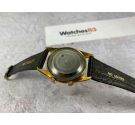 TITUS Reloj alarma vintage suizo antiguo de cuerda Cal. AS 1475 Ref 5898 Gold plated 20 Microns *** PRECIOSO ***