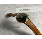 FINA Reloj cronógrafo vintage suizo de cuerda Cal Landeron 248 Dial Negro *** PRECIOSO ***