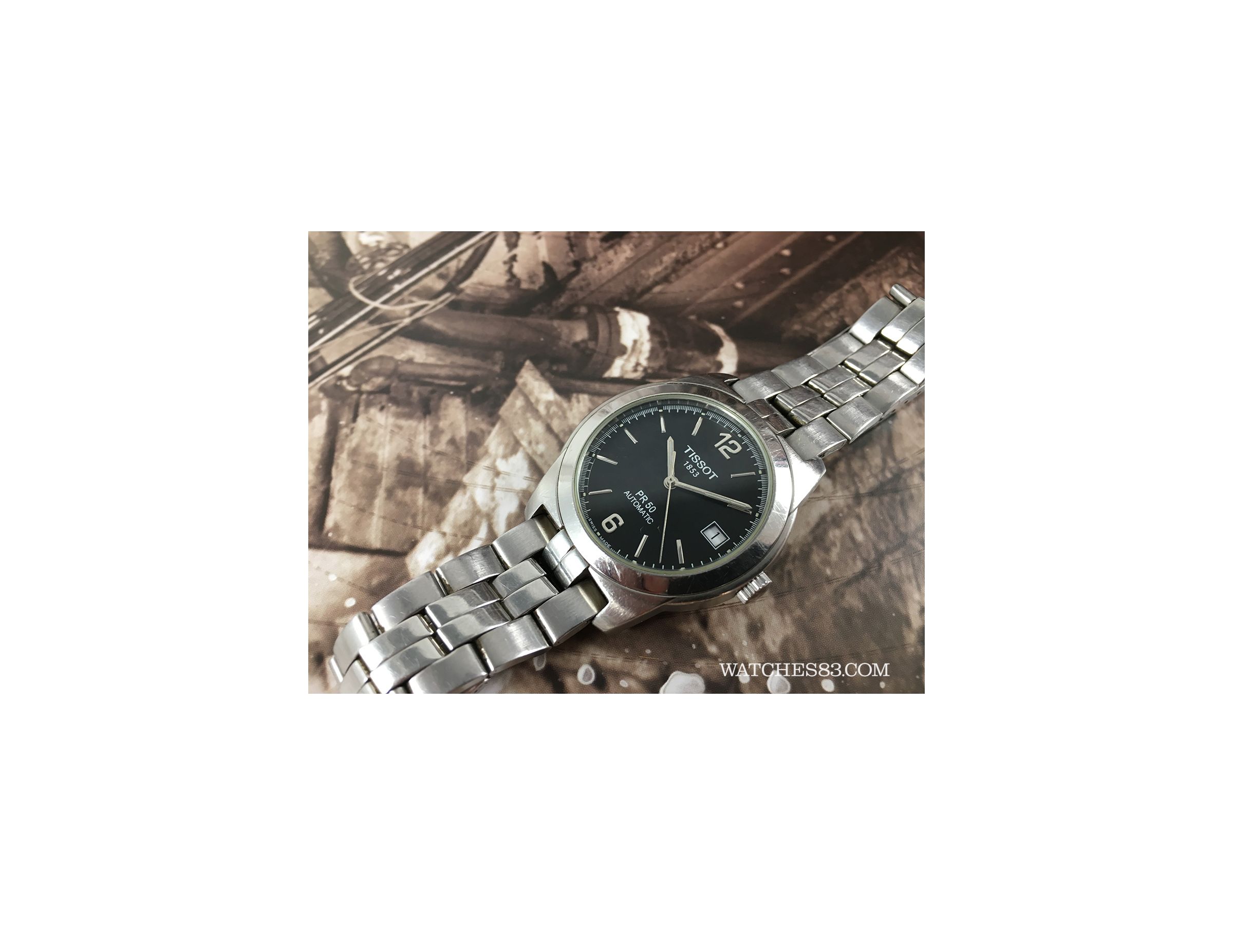 lento En la actualidad Presa Reloj suizo automático Tissot 1853 Automatic PR50 - Watches83