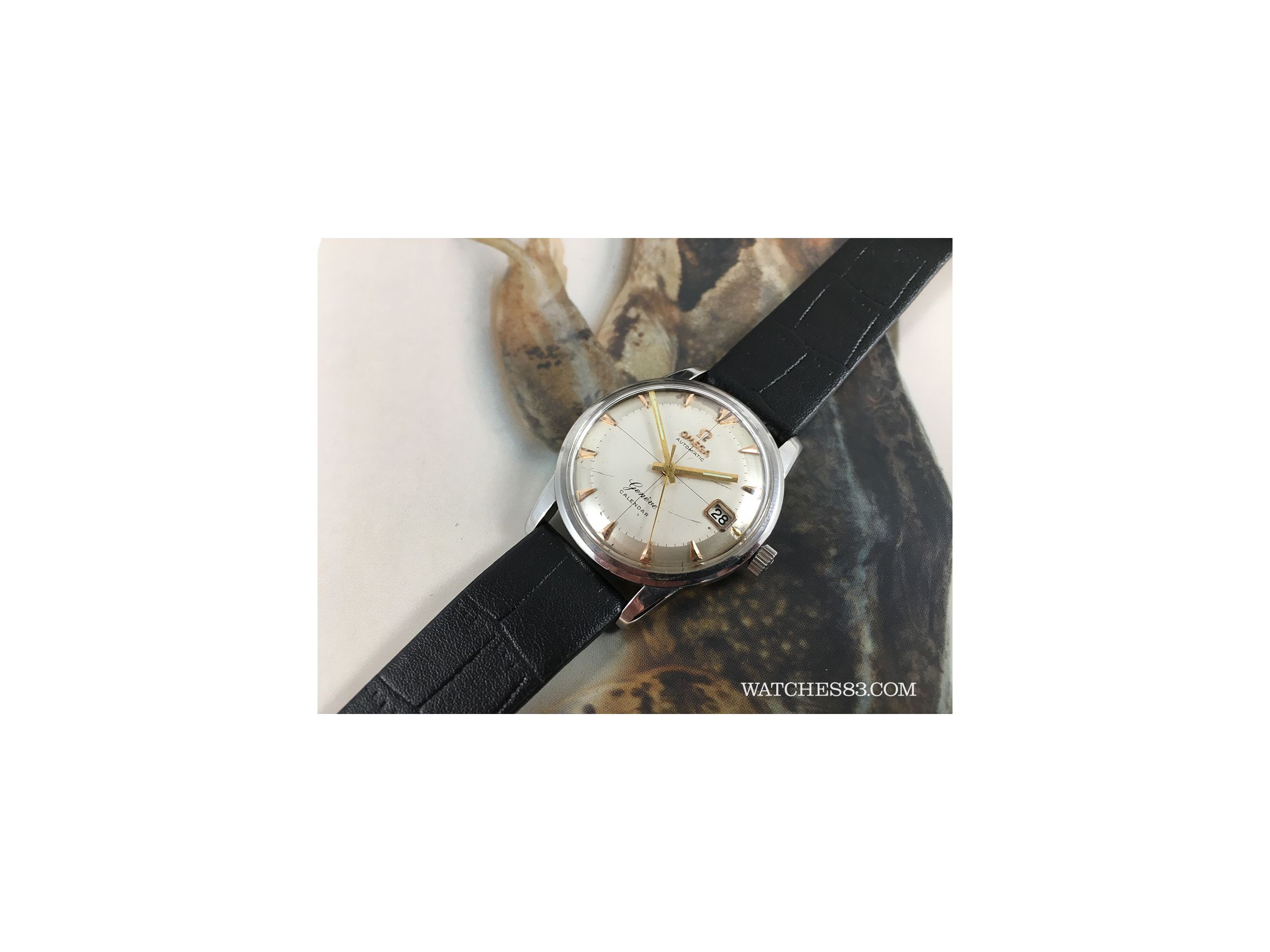 Anoi Specialist Zwakheid Automatic vintage swiss watch OMEGA Geneve Calendar Cal 503 Ref 2982 3 SC -  Watches83