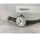 CHRONOMÉTRE Vintage swiss hand winding trench watch. UNIQUE for its size. Porcelain dial *** COLLECTORS ***