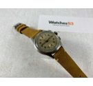 TELDA by LES FILS d'ARMAND NICOLET Reloj suizo vintage de cuerda cronógrafo Cal. VENUS 170 Dial con pátina *** PRECIOSO ***