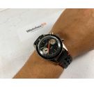 Cauny Crono 20 ATMOS Vintage swiss chronograph hand winding watch Cal. Valjoux 7730 Panda reverse dial *** SPECTACULAR ***