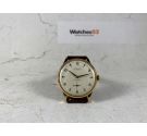 NOS STUDIO Vintage hand winding swiss watch Cal Vulcain 590 Oversize Plaque OR SPECTACULAR DIAL *** NEW OLD STOCK ***