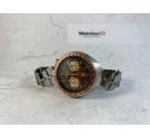 SEIKO SPEEDTIMER 1976 Vintage automatic chronograph watch Cal 6138 B JAPAN J 6138-0040 BULLHEAD *** BROWN DIAL ***
