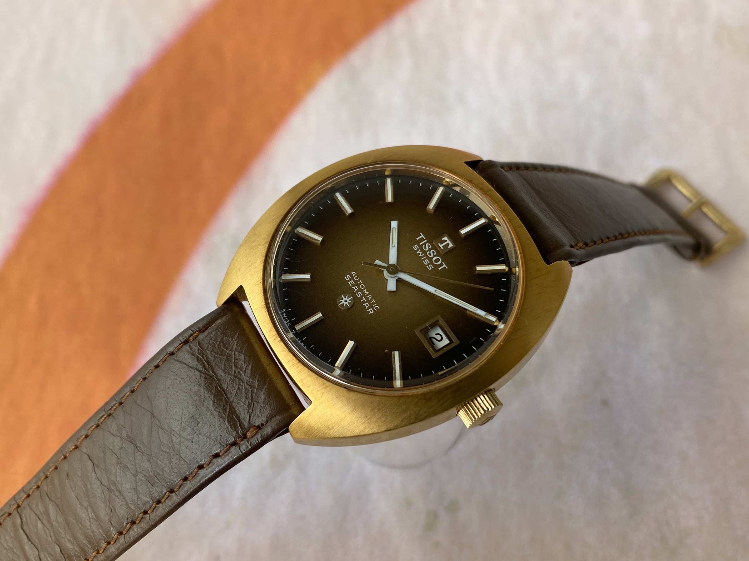 NOS TISSOT SEASTAR Vintage swiss automatic watch Cal. 2481 Ref. 44585 ...