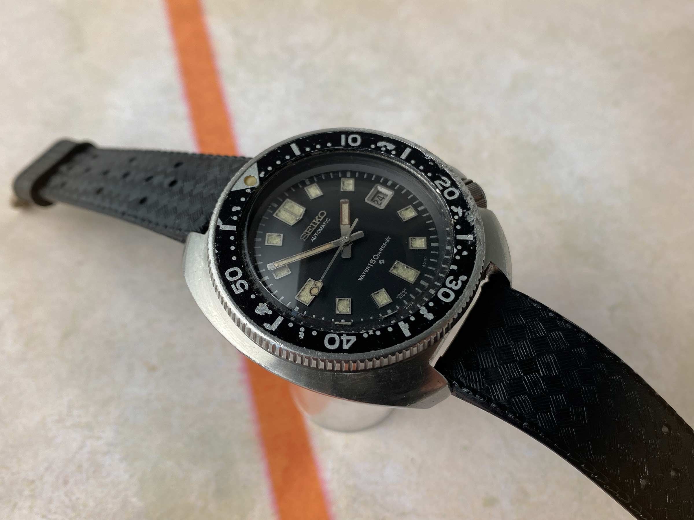 Seiko] My Dad Gifted Me His Seiko 6105 Diver, Which He Purchased At Lowry  AFB In 1969 While Attending Intelligence He Wore It In Vietnam While  Stationed At 7th Air Force |