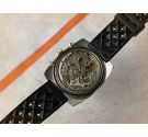 CERTINA ARGONAUT CHRONO Reloj suizo cronógrafo antiguo de cuerda Cal. 29-053 (Valjoux 23) *** DIAL PANDA REVERSO ***