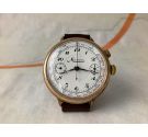 MINERVA BIG PILOT Reloj Cronógrafo Vintage suizo de cuerda Cal. 19CH Monopulsador. GIGANTE *** COLECCIONISTAS ***