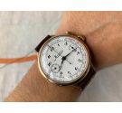 MINERVA BIG PILOT Reloj Cronógrafo Vintage suizo de cuerda Cal. 19CH Monopulsador. GIGANTE *** COLECCIONISTAS ***