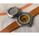CANDINO COMPASS 100M DIVER Vintage Swiss quartz "Flip-out" compass watch. GIANT *** RARE ***