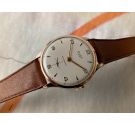 NOS STUDIO Reloj Vintage suizo de cuerda Plaqué OR Cal. Vulcain 590 DIAL TEXTURIZADO. OVERSIZE 38 mm *** NEW OLD STOCK ***