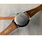 NOS STUDIO Reloj Vintage suizo de cuerda Plaqué OR Cal. Vulcain 590 DIAL TEXTURIZADO. OVERSIZE 38 mm *** NEW OLD STOCK ***